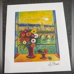 Jean-Claude Picot 10" X 11 1/2" Signed lithograph